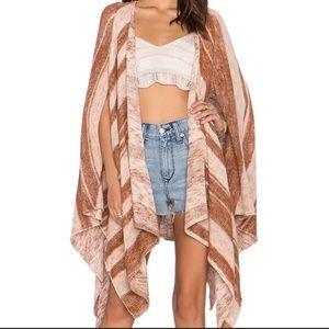 Free People Knit Poncho/Cardigan